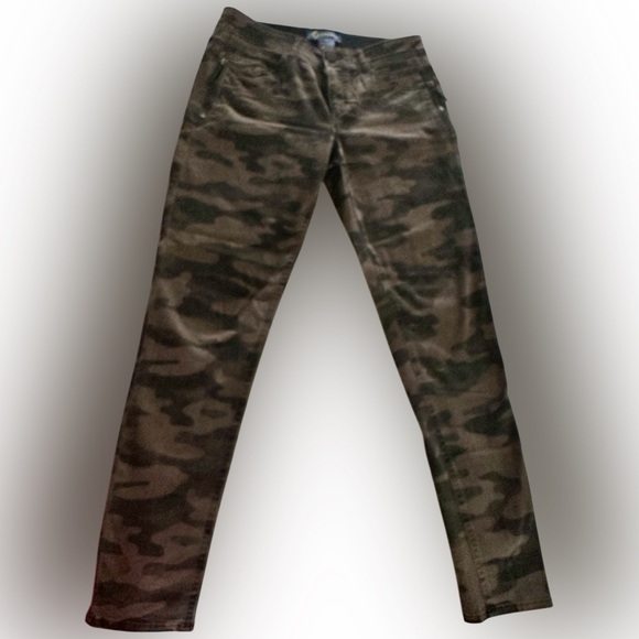 Democracy Denim - Democracy Women’s Camo Slim Jeans - Dark Olive Green